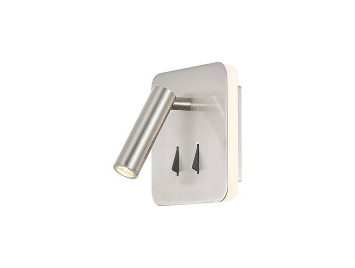 Applique led tête de lit nickel satiné
