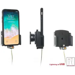 Brodit 714013 Halterung Handy/Smartphone Schwarz Passive Halterung, Smartphone Halterung, Schwarz