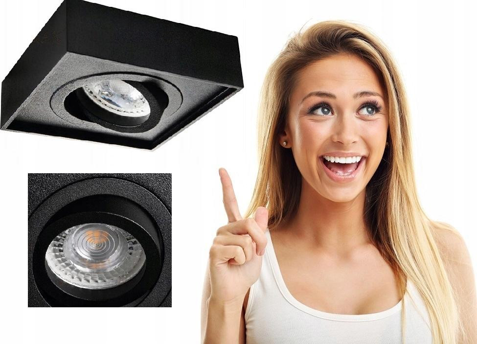 Kanlux S.A. Vierkante Inbouw LED Armatuur Zwart GX5.3 IP20