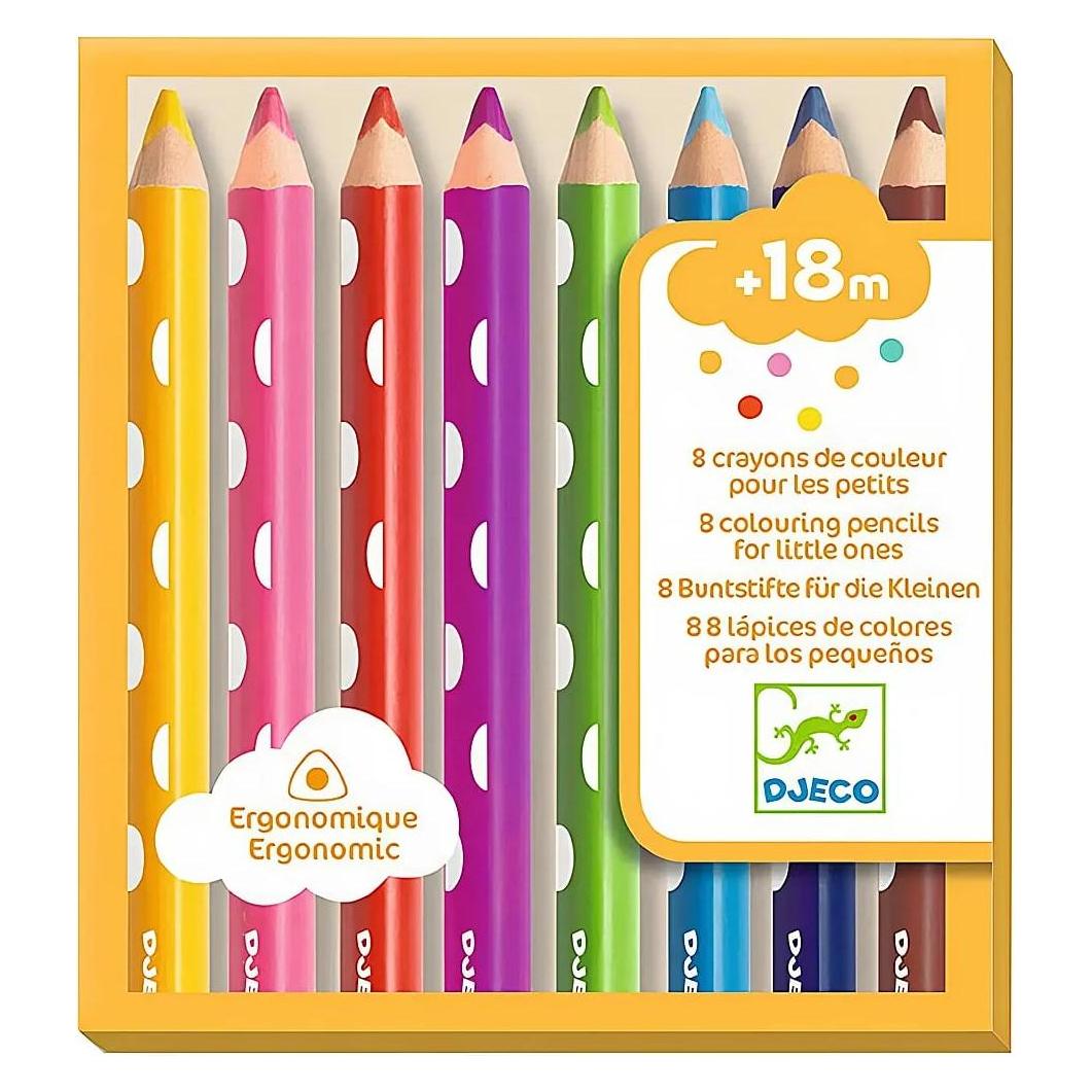 Djeco 8 Farbstifte für die Kleinen (8x) (5409004)