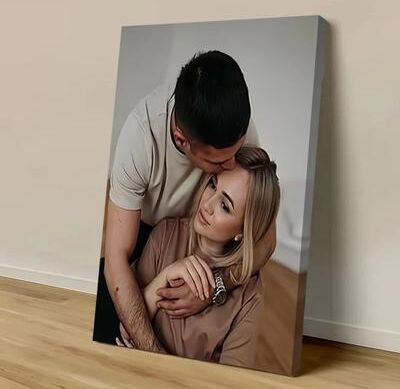 Uplift Picks Custom Photo Canvas Print For Personalized Wedding Family Pet Wall Art c 20cm 30cm