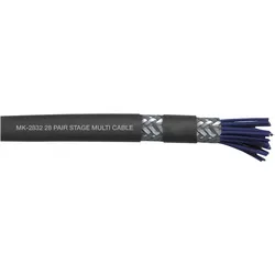 DAP MK-2832 Studio Multicore 28-paariges Kabel - doppelt geschirmt - schwarze Ummantelung