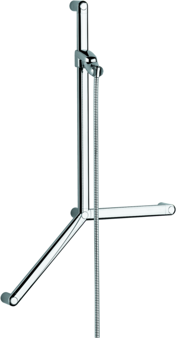 Kludi Sirena-Care Brausestange 6150205-00 900 mm, barrierefrei, 90°-/45°-Haltegriffe, chrom