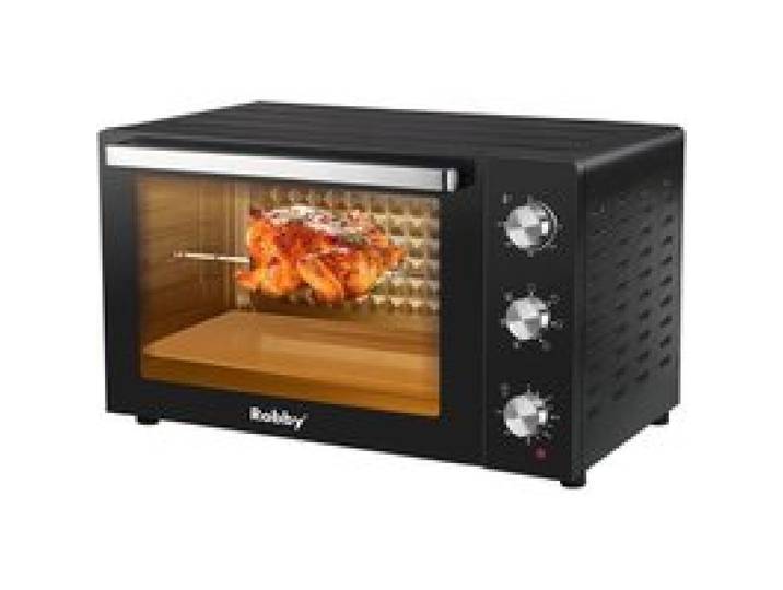 Robby Four à chaleur tournante ROMFT80B 80l 2400w Noir avec tournebroche