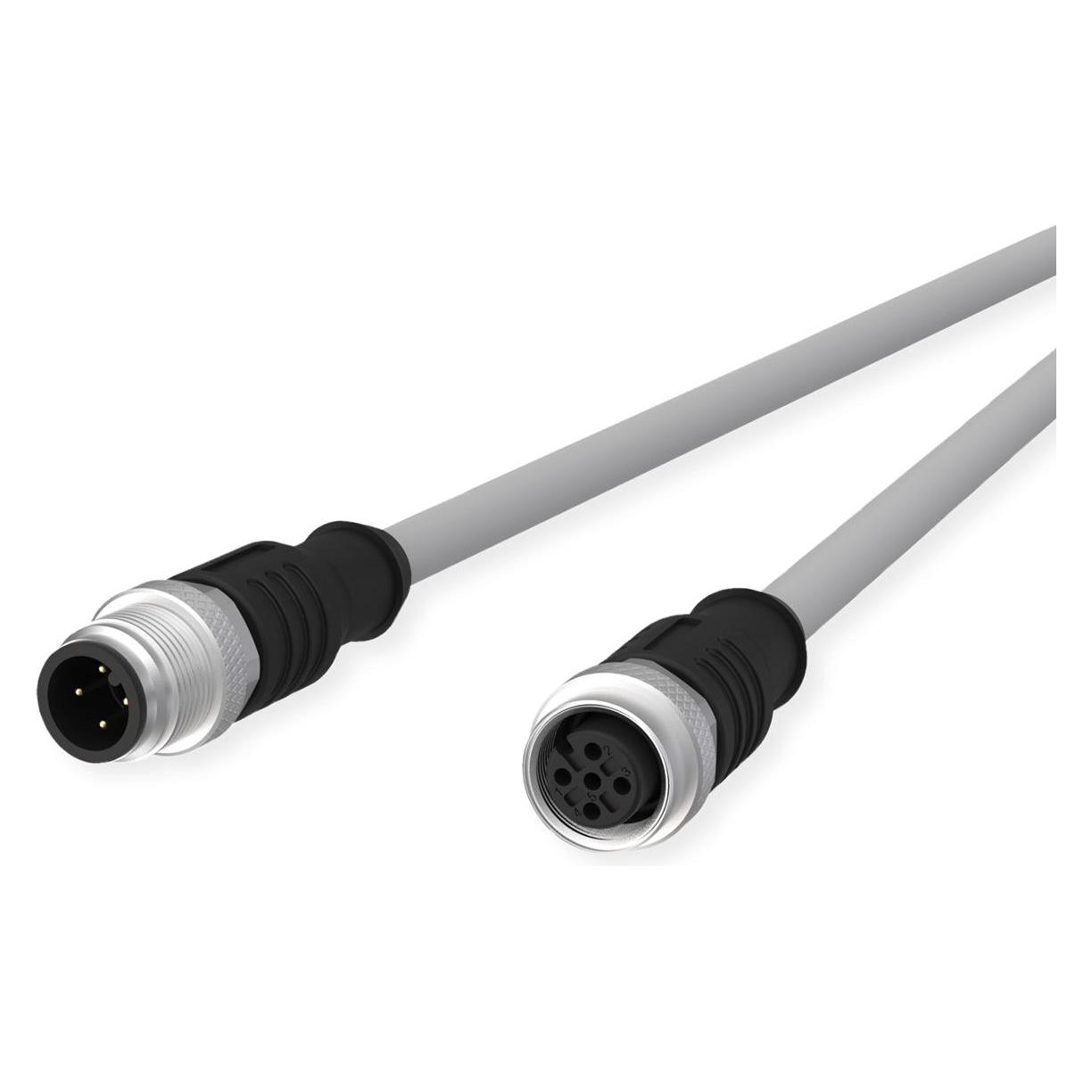 Metz Connect M12 Sensor-/Aktorleitung, A-kodiert (142MIA12020)