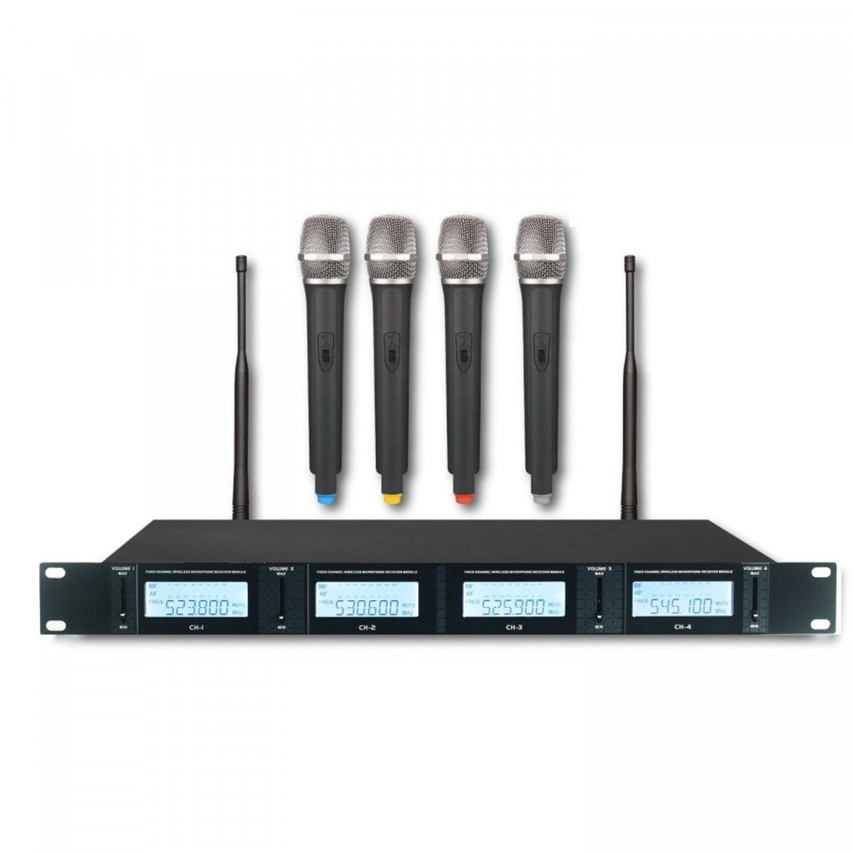 Renton Draadloze Microfoon met 4 kanalen