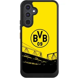 Nivocase Hülle für Samsung Galaxy A54 5G Handyhülle NIVOcore Case Schwarz BVB Borussia Dortmund Fanartikel (Samsung Galaxy A54 5G), Smartphone Hülle, Schwarz