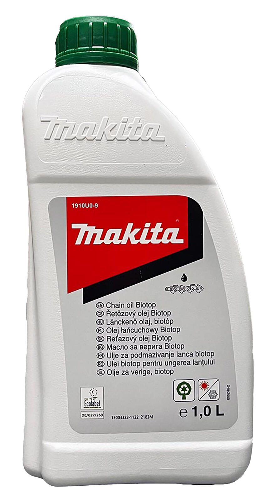 makita Biotop 1,0 l Sägekettenöl 1910U0-9