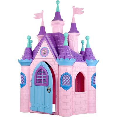 Spielhaus FEBER "Super Palacio", bunt, Spielhäuser, KinderB:198cm H:250cm T:147cm, Kunststoff, Spielhaus, B/T/H: ca. 198/147/250 cm; Made in Europe, B:198cm H:250cm T:147cm