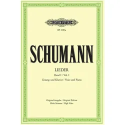 Lieder in 3 Bänden, Urtext, Band 1, Sachbücher von Schumann Robert, Robert Schumann