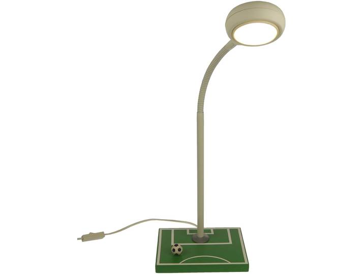 NIERMANN LED Tischleuchte Fußballfeld, Kinderlampe, Kinderzimmer , grün (grün, weiß), 1, H: 37cm, 1 Stk., Leuchten, Tisch-Leseleuchte Fußballfeld, LED Tischleuchte