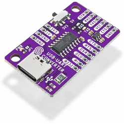 Soldered USB-zu-UART CH340 Konverter, USB-C zu seriellem 3,3 V/5 V UART, Programmierung Debugging