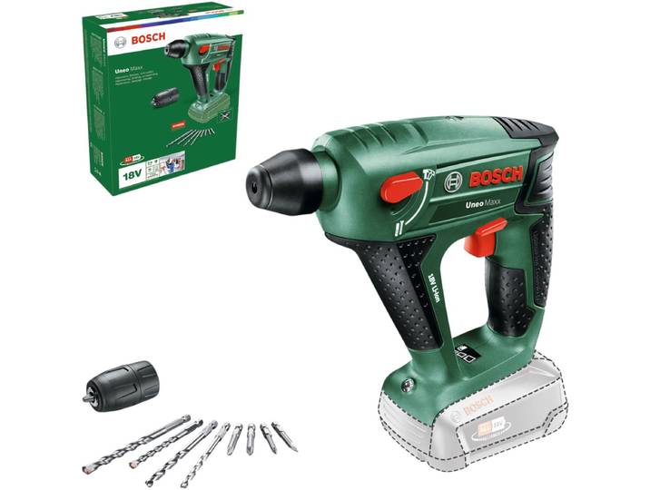 Bosch Uneo Maxx Accu boorhamer - Zonder 18 V accu en lader