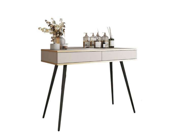 Compleo Schminktisch mit 2 Schubladen, Glamour Design, Luxus Möbel POLO