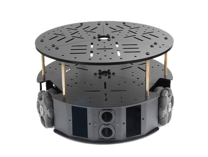 Châssis omnidirectionnel à 3 roues, charge de 5kg, 58mm, avec moteur à courant continu, Robot Mobile 3WD Omni, voiture intelligente pour Robot Arduino, Kit de bricolage