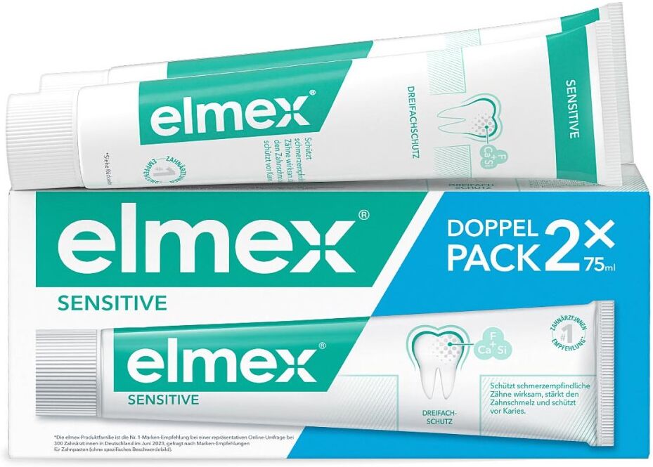 Elmex Sensitive Zahnpasta Doppelpack 2X75ml