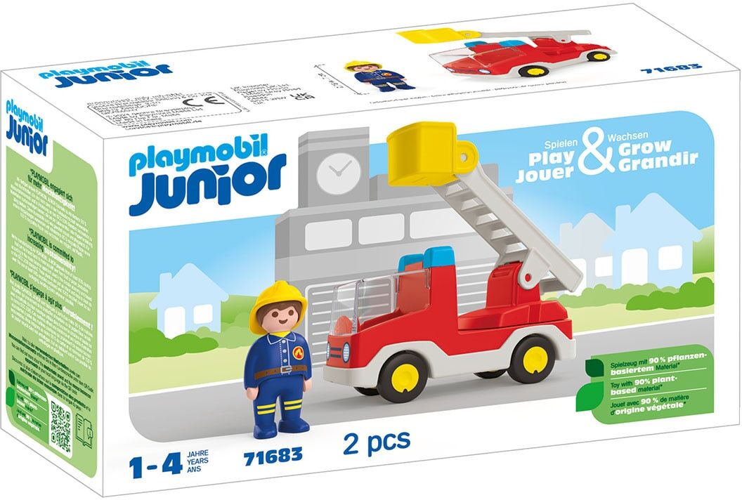 Playmobil JUNIOR: camión de bombero .
