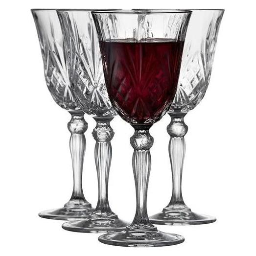 Lyngby Rotweinglas 4er Set (27 cl, 4 Gläser, Rotweingläser) (916098)