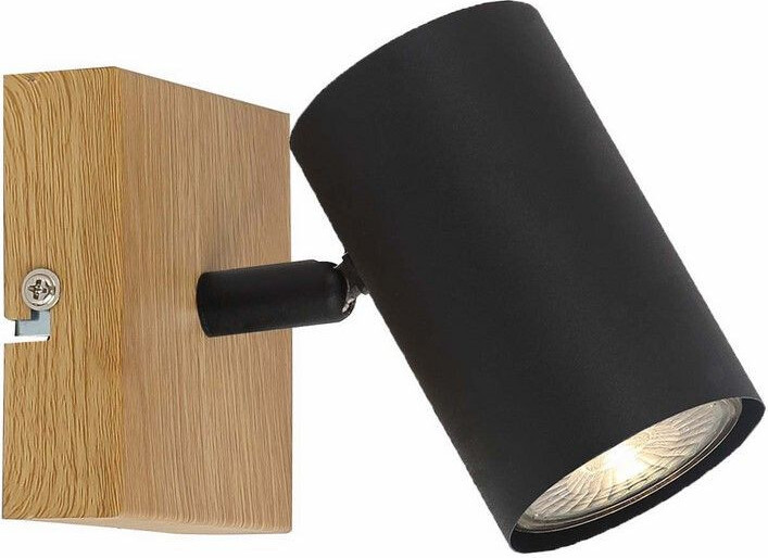 Reality Quentin Wandlamp - Scandinavisch Design - Zwart - 1xGU10 - 15W