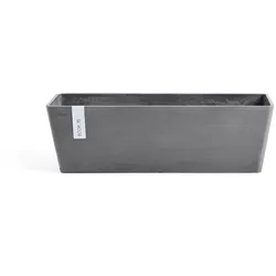 BLUMENTOPF mit Wasserreservoir Bruges 55,3/16,5/17,5 cm Grau