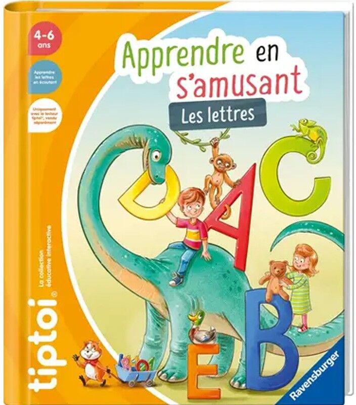 Tiptoi Apprendre en s'amusant : Les lettres - Ravensburger