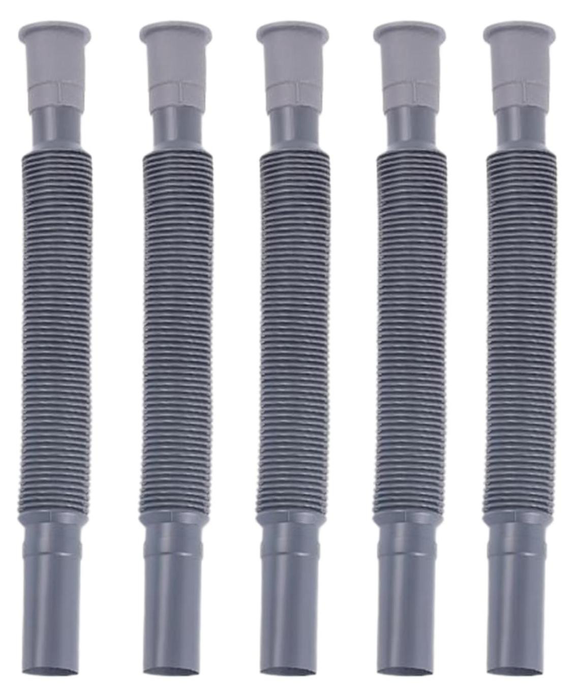 Set van 5 flexibele afvoerslangen voor onder de spoelbak