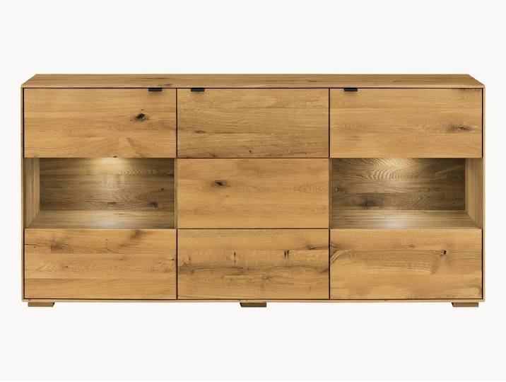 Sideboard Senera - mit Beleuchtung - Kernbuche
