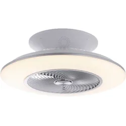 LED Decken Ventilator Fernbedienung Leuchte dimmbar Tageslicht Lampe Lüfter Timer