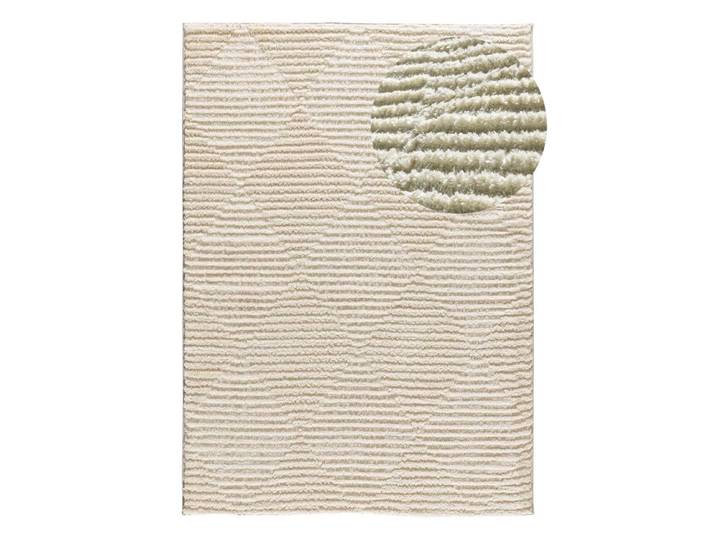 Tapis à relief shaggy crème 120x170 cm