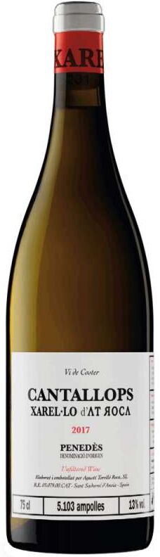 Cantallops Xarello d'AT Roca 2024 - Vino blanco español de AT Roca, 75 cl, 13,00% vol.