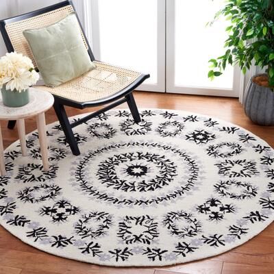 SAFAVIEH Handmade Empire Gillina Floral Wool Rug
