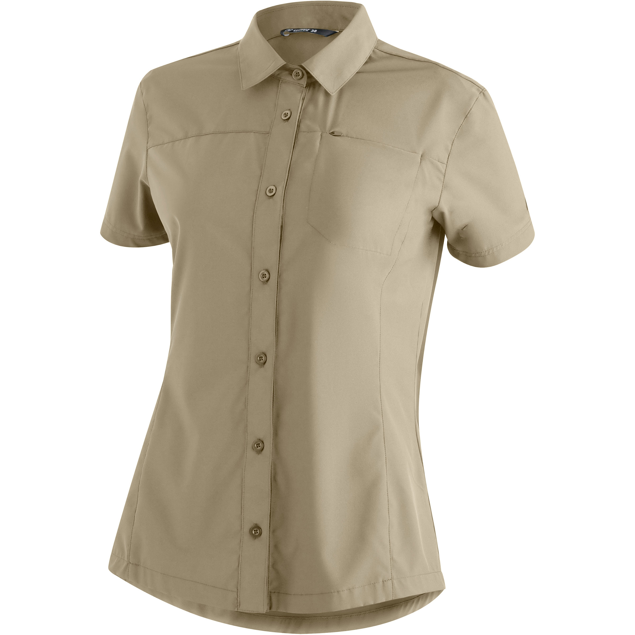 Maier Sports Magos Damen Blusen beige Größe XS Camping Schnell trocknend