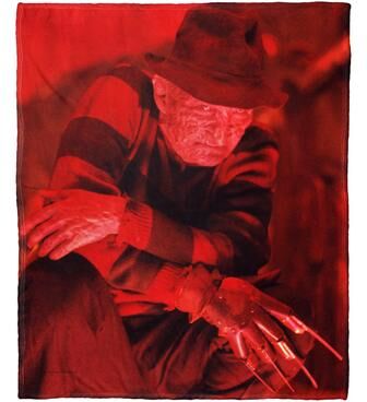 Northwest Warner Brothers A Nightmare on Elm Street Hellish Glow Silk Touch Throw Blanket
