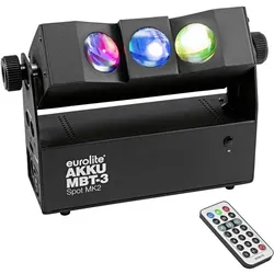 Eurolite AKKU MBT-3 Spot MK2 (8 W, LED), Scheinwerfer, Schwarz