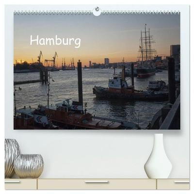 Hamburg (hochwertiger Premium Wandkalender 2027 DIN A2 quer), Kunstdruck in Hochglanz