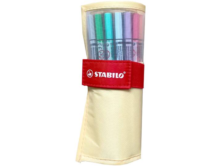 Stabilo Pen 68 25er Rollerset pastell gelb