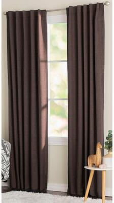 Miller Curtains WAKEFIELD Hidden Back Tab Blackout Panel
