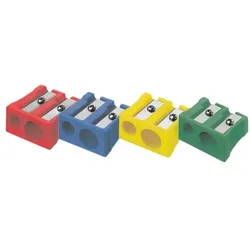 Westcott Metall-Doppelanspitzer farbig sortiert mehrfarbig
