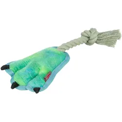 Trixie Animal paw on rope, plush, 22 cm (Plüschspielzeug Hund), Hundespielzeug