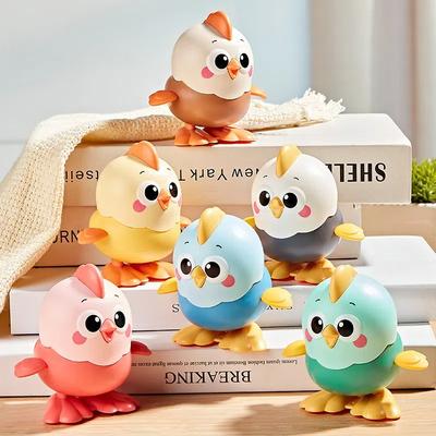 Multisell Products Hub Cute Walking Animal, Clockwork Toy Chick On Chain For Fun Play blue
