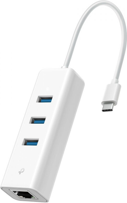 Tp-Link Ue330c Usb Type-C 3-Port Hub & Gigabit Ethernet Adapter