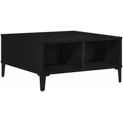 vidaXL Couchtisch Schwarz Eichen-Optik 60 x 60 x 30 cm