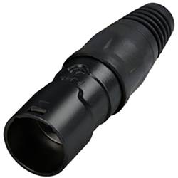 Rean AV Kabelsteckerschutz IP65 für konfektionierte RJ45-Kabel, schwarz-verchromtes Gehäuse RCEM-Z-001-1 Stecker, gerade 1 St.