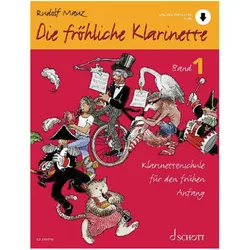 Schott Die fröhliche Klarinette Bd.1 mit Download - Lehrbuch