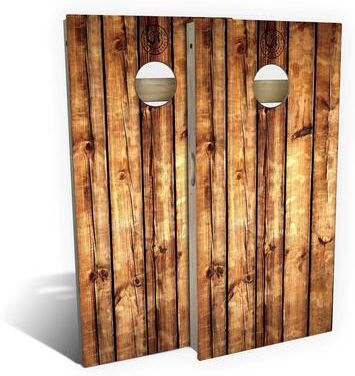 Skip's Garage Rustic Pallet Outdoor Cornhole Board Set