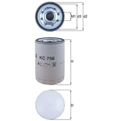 Kraftstofffilter MAHLE KC 756