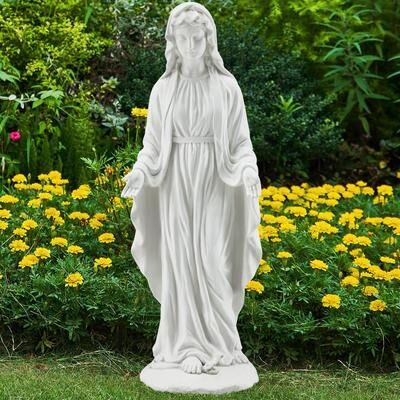 Erommy Outdoor Religious Sculpture, Garden Decor, Waterproof Sculpture, Suitable for Courtyard, Front porch, Patio