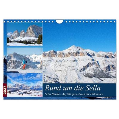 Sella Ronda (Wandkalender 2027 DIN A4 quer), CALVENDO Monatskalender