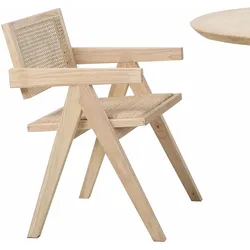 SIT »Maria« Rattan Armlehnstuhl natur 52x78x58 cm