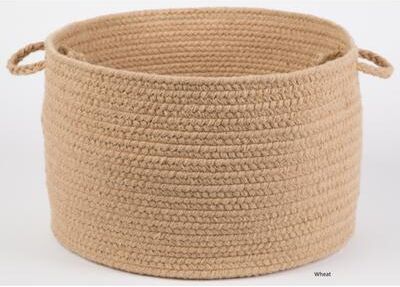 Rhody Rug Woolux Braided Wool Basket